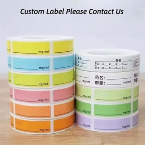 500 étiquettes/rouleau pour médicaments, résistantes à l'alcool et à la déchirure, pour seringues - Product Image 5