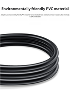 DB9 Mâle 270 °   Câble Pigtail Série RS232/RS485 à Angle Droit, 3 Cœurs, Broches 2/3/5
