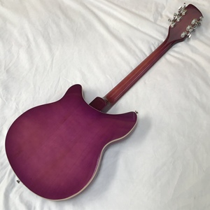 กีตาร์ไฟฟ้า 12 สาย สีม่วง 360 R-Brand คอไม้เมเปิล ฟิงเกอร์บอร์ดไม้ดำ แบบกึ่งโปร่ง  จัดส่งรวดเร็ว ฟรีค่าจัดส่ง - Product Image 6