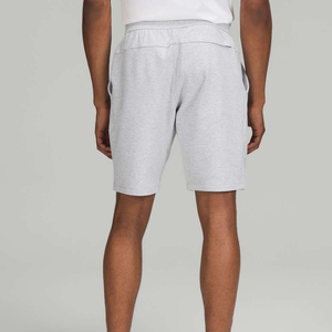 Shorts en coton à motif uni, taille mi-haute élastique, personnalisables, marque privée, style urbain, mode estivale, vente chaude - Product Image 4