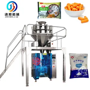 YB-420Z otomatik dondurulmuş gıda köfte tartım ve paketleme makinesi bebek havuç soğan paketleme makinesi