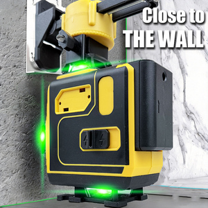 <span class=keywords><strong>Niveau</strong></span> <span class=keywords><strong>laser</strong></span> croisé rechargeable avec base magnétique pour les travaux de cloisons sèches et de rénovation de la maison - Product Image 3
