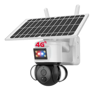 Wistino 4MP 태양 CCTV 4G 카메라 보안 무선 모션 감지 놀라운 감시 오디오 나이트 비전 태양 4G 카메라