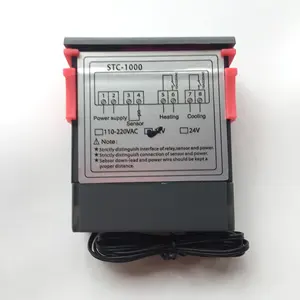 Kỹ thuật số điều khiển nhiệt độ STC-1000 nhiệt thermoregulator lồng ấp Relay LED 10A 12V/24V/110V/220V sưởi ấm làm mát