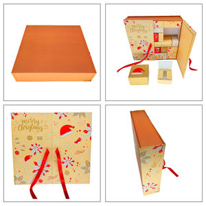 Cajas de papel personalizadas con impresión de embalaje Caja de regalo misteriosa de lujo Caja de calendario de Adviento de Navidad para niños - Product Image 6