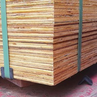 Panneau de contreplaqué rigide multi-plies pour la construction commerciale, surface bois lisse et lisse, idéal pour le coffrage de poutres, durable et réutilisable.