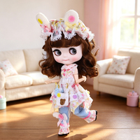 Setelan Rok dan Celana Modis ICY DBS untuk Boneka Blyth Skala 1/6, Pakaian Boneka Kustom