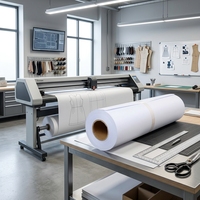 Papier pour traceur CAD blanc personnalisé de haute qualité pour machine à vêtements