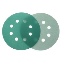 Disque de ponçage en papier film de 5 pouces avec 8 trous, papier abrasif pour ponçage à sec, polissage et applications automobiles