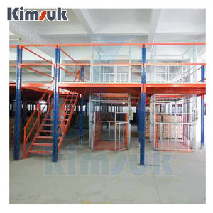 Pabrik populer Mezzanine rak Mezzanine lantai rak loteng rak disesuaikan sistem rak penyimpanan rak gudang - Product Image 1