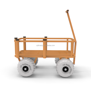 Carrello Pieghevole in Alluminio per Pesca/Spiaggia, Resistente, con Grandi Ruote Gonfiabili, Personalizzabile OEM - Product Image 6
