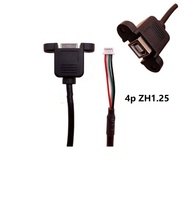 Conector USB Tipo B Hembra para Montaje en Panel ETERNALSTAR a Adaptador XH 2.0 Dupont EN STOCK Arnés de Cables 5P 4P