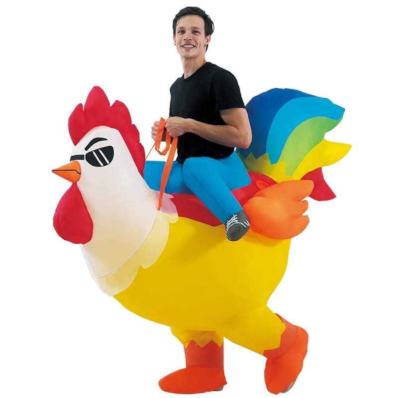 コスプレ コスチューム 大人用 Inflatable Rooster Ride 雛祭り用の衣装