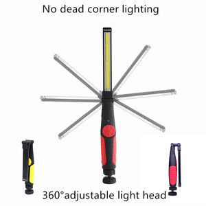 Lampe de travail LED portable 5W 300 lumens avec base magnétique et crochet pour réparation automobile - Product Image 4