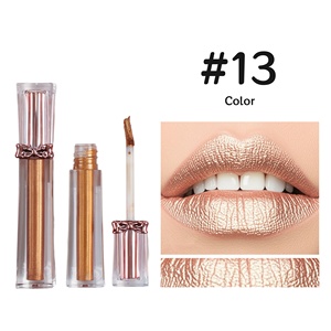 Vente en gros de <span class=keywords><strong>rouge</strong></span> à lèvres liquide mat cosmétiques marque privée étanche végétalien sans cruauté aux animaux 20 couleurs <span class=keywords><strong>rouge</strong></span> à lèvres velours métallique - Product Image 4