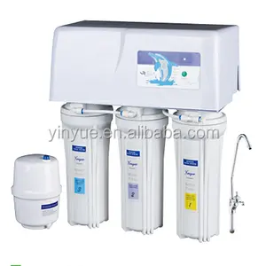 hot sale household automatic flush pure RO purifier dust cover "8" shape digital computer reverse osmosis water filter system