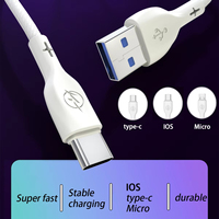 Bavin CB222 Premiere Vente en gros Câble de données de téléphone portable Android Usb Type c à charge rapide pour iPhone