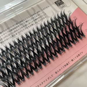 Segmented Faux <b>Mink</b> <b>Lash</b> Clusters Lightweight Natural Dark Matte Cluster <b>Lashes</b> for DIY <b>Lash</b> Extensions Cruelty-Free Custom Logo - Product Image 4
