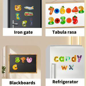 Alfabeti magnetici animali del fumetto della lettera minuscola colorata del frigorifero magneti ABC del frigorifero - Product Image 6