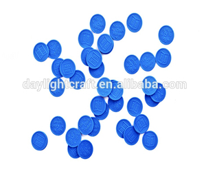 Pièces de monnaie en <span class=keywords><strong>plastique</strong></span> gaufrées, support publicitaire Souvenir pour boissons, sacs à imprimer et de Type PS - Product Image 3