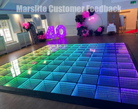 Piste de danse LED 3D Infinity Mirror Party Disco Piste de danse DJ Pista Led De Baile Magnétique Portable Piste de danse Mariage