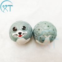 Balle anti-stress élastique en mousse PU de 63 mm en forme d'animal marin de dessin animé, pour la décompression, pour fabricants transfrontaliers