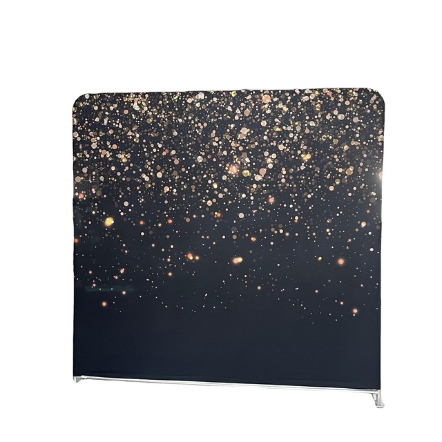 Portable Polyester Exhibition Wall Fabric Tension Display Backdrop Stands for Parties&Commerce&Photobooth