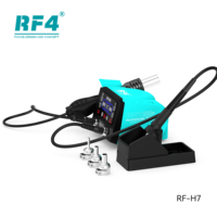 Station de soudage à air chaud numérique intelligente RF4 RF-H7 2-en-1 avec écran tactile HD grand format, outil de réparation pour téléphones mobiles