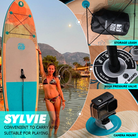 Planche de paddle gonflable tout-terrain de haute qualité pour sports nautiques (lacs et rivières) avec technologie Drop Stitch