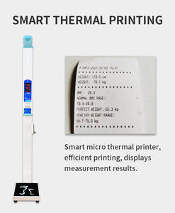 Báscula Ultrasónica de Altura, Peso e <span class=keywords><strong>IMC</strong></span> con Pantalla LED de 6.5 Pulgadas, Operada con Monedas, con Impresora - Product Image 6