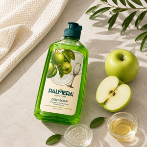 Green Apple Grease-Cutting Dishwashing <b>Liquid</b> with Hand-Care Formula for Plates Pots and Kitchenware 500 ml Palmera Home Care - Product Image 2