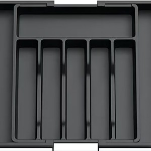 Boîte de <span class=keywords><strong>rangement</strong></span> réglable pour <span class=keywords><strong>vaisselle</strong></span> de ménage, étagère à <span class=keywords><strong>vaisselle</strong></span>, <span class=keywords><strong>rangement</strong></span> intégré pour couteaux, boîte de <span class=keywords><strong>rangement</strong></span> en plastique couleur argent - Product Image 6