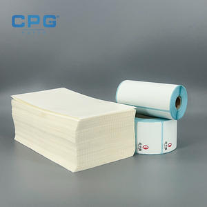 Papel de Etiquetas Térmicas Personalizado por el Fabricante, Impermeable, 100x150mm, 135gsm, para Comercio Electrónico Global, Etiqueta de Envío Térmica 4x6 - Product Image 1