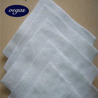 Géotextile en polyester non tissé à fibres courtes PET 100-800 g/m² à bas prix pour le renforcement des talus de sol