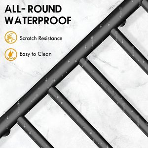 Plug-In TREO TƯỜNG Thẳng Phòng Tắm Gia Đình 6 Bars Khăn Thép Không Gỉ Ấm Hơn Tích Hợp Hẹn Giờ Làm Nóng Giá Phơi - Product Image 6