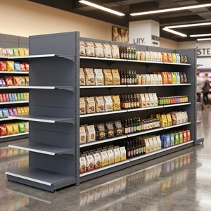 Estante de Exhibición para Panadería y Supermercado, Ajustable, Antioxidante, de Doble Cara, con Dimensiones Personalizables, Laminado de Acero Laminado en Frío Noke - Product Image 6