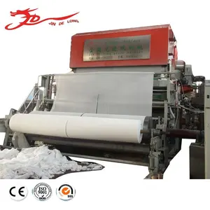 Mesin kertas Toilet 3900mm mesin kertas tisu otomatis penuh Jalur daur ulang kertas limbah
