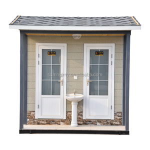Toilettes portables en acier, douche, lavabo, <span class=keywords><strong>miroir</strong></span> pour les espaces publics, toilettes mobiles, 1,3 m x 2 m x 2 m, installation rapide - Product Image 6