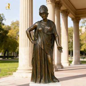 <span class=keywords><strong>Escultura</strong></span> de Bronce de <span class=keywords><strong>Atenea</strong></span> de Tamaño Real, Diseño Clásico Griego, en Venta - Product Image 4