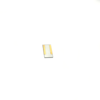 Verre enduit conducteur d'ITO de clarté élevée 75*25*1.1mm 5-10 ohms/sq verre trempé ultra clair anti UV pour les écrans électroniques