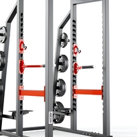 Rack de squat robuste à charge libre avec barre de traction, équipement de musculation complet pour salle de sport commerciale