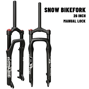 Bernee Air Front Suspension Fat 26 Inch Aluminium Alloy Luchtvork 130mm Veerweg Schokdemper 4.0 Fat Tire Vork Fietsaccessoires - Product Image 1