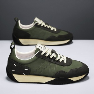 Zapatos Casuales para Hombre, de Tela, con Parches de Cuero Artificial, Estilo Alemán, con Suela Suave, a la Moda - Product Image 1