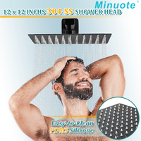 Robinet de douche européen pour salle de bain, mitigeur de douche encastré, ensemble de douche mural luxueux avec cascade et pluie