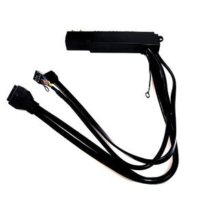 컴퓨터 케이스 전면 패널 듀얼 USB 3.0 포트 + 전원 스위치 + 유형 C + 재설정 스위치 + LED + 오디오 I/O 마운트 보드 (플라스틱 케이스 브래킷 포함) - Product Image 6