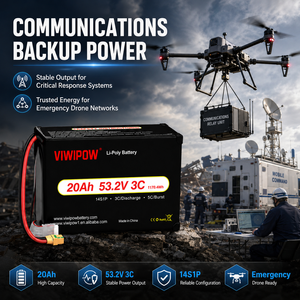 Promotion Batterie OEM UAV 16S 20Ah, batterie semi-solide personnalisée pour drone de réponse aux urgences, CE haute performance - Product Image 5