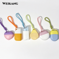 Flacon de crème solaire portable avec sangle de suspension, emballage cosmétique de voyage pour protection UV en extérieur, OEM