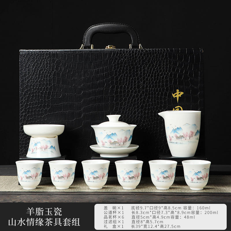 White - Landscape Ten Head Set