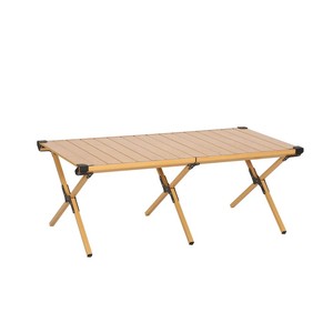 Mesa de rollo de huevo de acero al carbono y aleación de aluminio plegable portátil para exteriores para Picnics, campings, muebles de metal de hierro para exteriores - Product Image 5