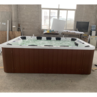 10 personnes Jacuzziss Swim Spa Outdoor Spa Tub Outdoor Hot Tube Yacuzzi Spa Outdoor Outdoor Autoportant Tub Smart Jacussi